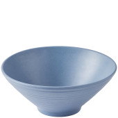 Churchill Emerge Oslo Blue Melamine Rippled Bowl 22.7cm/8.9" (Pack of 6)