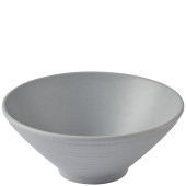 Churchill Emerge Seattle Grey Melamine Rippled Bowl 20cm/7.8" (Pack of 6)