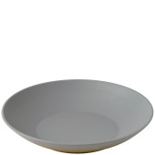 Churchill Emerge Seattle Grey Melamine Shallow Bowl 36cm/14.17" 3.7L/130oz (Pack of 2)