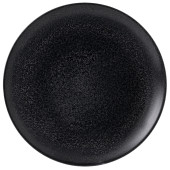 Dudson Evo Origins Midnight Black Coupe Plate 28.8cm/11.31" (Pack of 12)