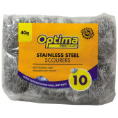 Stainless Steel Scourer Extra Large 40g (Pack of 10)