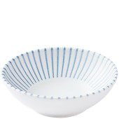 Churchill Inked Era Blue Contour Shallow Bowl 13cm/5.25" 260ml/9oz (Pack of 12)
