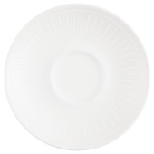Churchill Inked Era White Cafe Espresso Saucer 11.8cm/4.6" (Pack of 12)