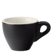 Barista Espresso Matt Black Coffee Cup 80ml/2.75oz (Pack of 12)