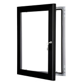 Lockable Poster Menu Case A3 Black