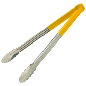 Yellow Stainless Steel Tongs 40cm