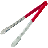 Red Stainless Steel Tongs 40cm