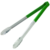 Green Stainless Steel Tongs 40cm