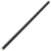 Paper Bottle Straws Black 10.5 Inch 26cm (Pack of 250)