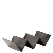 Black Triple Street Food Stand 21cm x 10cm (Pack of 12)