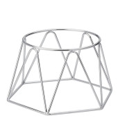Chrome Plate Riser 16.5x13cm (Pack of 6)