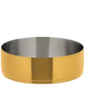 Brushed Gold Round Bowl 14cm/5.5" (Pack of 6)	