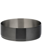 Brushed Black Round Bowl 14cm/5.5" (Pack of 6)	