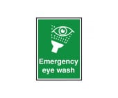 First Aid Notice - Emergency Eye Wash
