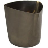 French Fry Cup with Triangle Mouth Black