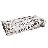 Fish & Chip Box Printed Large 12 Inch (Pack of 75)