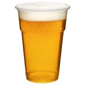 Disposable Polypropylene Pint Glass 568ml/20oz CE/UKCA Marked Flexy Pint To Brim (Pack of 1000)