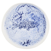 Churchill Inked Fresco Blue Natural Organic Plate 16.5cm/6.5" (Pack of 6)