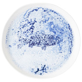 Churchill Inked Fresco Pisces Natural Organic Plate 28cm/11" (Pack of 6)