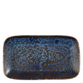 Churchill Inked Fresco Cascade Blue Natural Tray 22 x 13cm (Pack of 6)