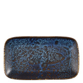 Churchill Inked Fresco Cascade Blue Natural Tray 26 x 15cm (Pack of 6)