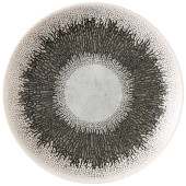 Churchill Studio Prints Fusion Black Evolve Coupe Plate 16.5cm/6.5" (Pack of 12)