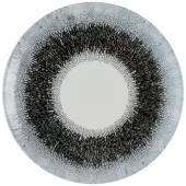 Churchill Studio Prints Fusion Black Evolve Coupe Plate 21.7cm/8.5" (Pack of 12)