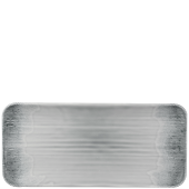 Dudson Harvest Flux Grey Organic Coupe Rectangular Platter 34.6cm x 15.6cm/13.63 x 6.25" (Pack of 6)