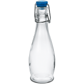 Borgonovo Indro Swing Top Bottles 335ml Blue Lid (Pack of 6)