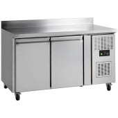 Tefcold Counter Fridge with Splashback 2 Door 282 Litre