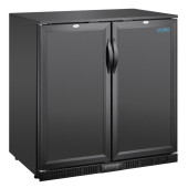 Polar G-Series Back Bar Cooler Solid Hinged 2 Door 850mm