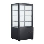 
Grapuel Four Sided Glass Display Fridge Black 68 Litre
