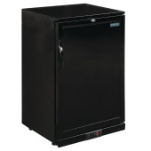 Polar G-Series Back Bar Cooler Single Solid Door Black 900mm