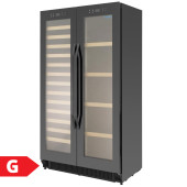 Polar G-Series Wine/Beer Double Door Fridge 122 Bottles 365 Litre