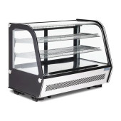 Polar G-Series Energy Efficent Countertop Display Fridge Black 160 Litre