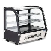 Polar G-Series Energy Efficent Countertop Display Fridge Black 120 Litre
