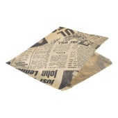 Greaseproof Paper Bags Brown Newspaper Print 17.5cm (Pack of 1000)