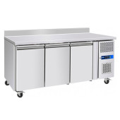 Prodis Three Door Stainless Steel Counter Fridge 416 Litre