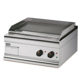 Lincat GS6/TFR Silverlink 600 Electric Countertop Griddle Twin Zone Fully Ribbed Plate 600mm 4.0 kW