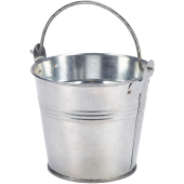 Galvanised Steel Serving Bucket 10cm (Pack of 12)