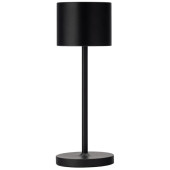 Tahiti LED Cordless Table Lamp Black 26cm