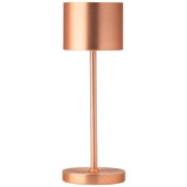 Tahiti LED Cordless Table Lamp Brushed Copper 26cm