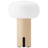 Tobago LED Cordless Table Lamp Sand 19cm