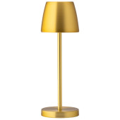Mini Montserrat LED Cordless Table Lamp Brushed Gold 26cm
