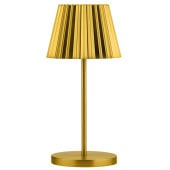 Dominica LED Cordless Table Lamp 26cm - Brushed Gold