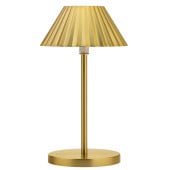 Aruba LED Cordless Table Lamp 23cm - Brushed Gold