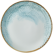 Churchill Homespun Accents Aquamarine Evolve Coupe Plate 28.8cm/11.25" (Pack of 12)