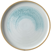 Churchill Studio Prints Homespun Accents Aquamarine Walled Plate 22cm/8.67" - Overhead