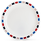 Polycarbonate Patterned Plate 17cm (Pack of 10)