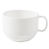 Polycarbonate Cup with Handle 275ml White 